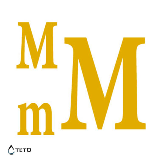 Črka M - Set - TETO Začasne Tetovaže