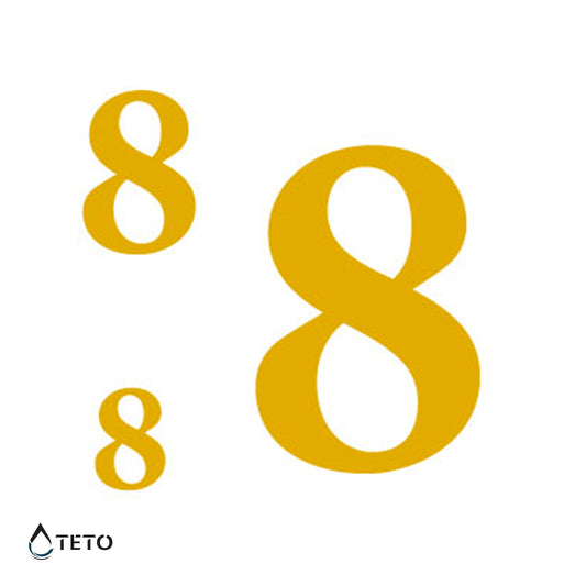 Številka 8 - Set - TETO Začasne Tetovaže