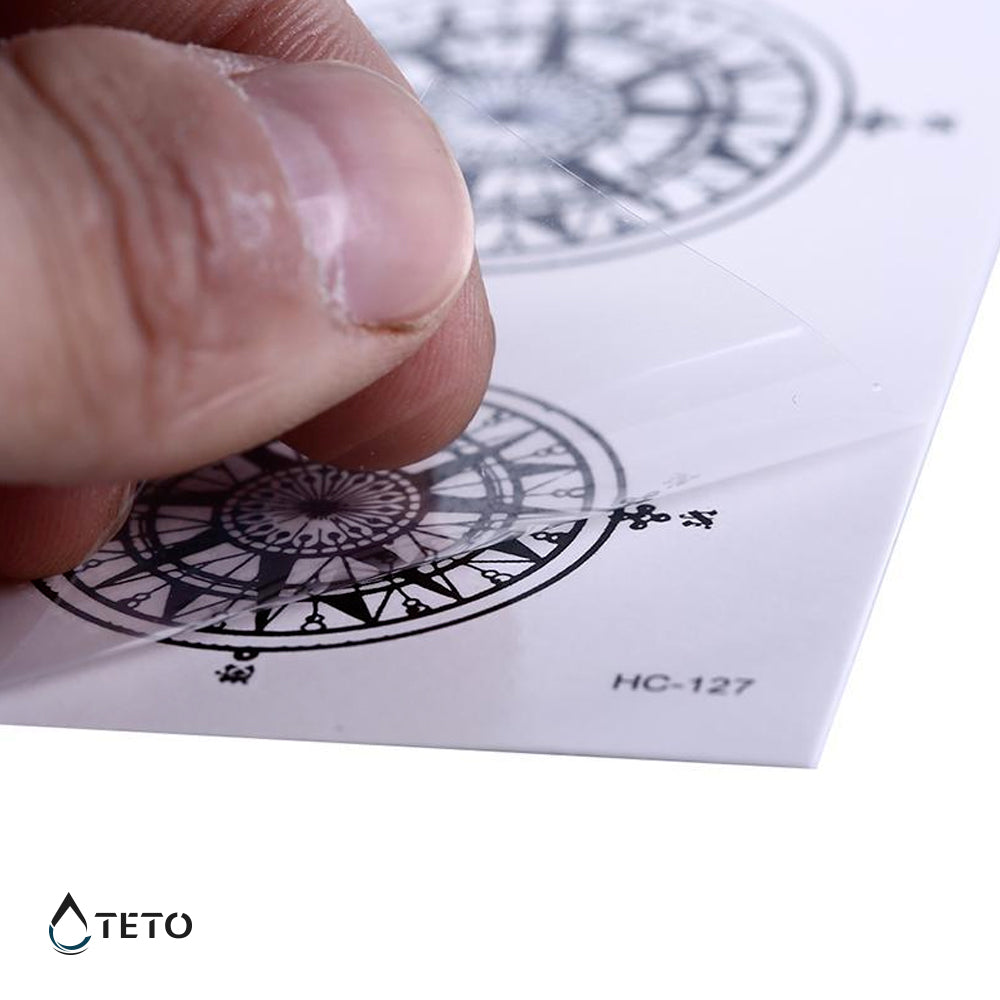 Dvobarvni kompasi - Set - TETO Začasne Tetovaže