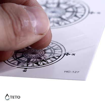 Dvobarvni kompasi - Set - TETO Začasne Tetovaže