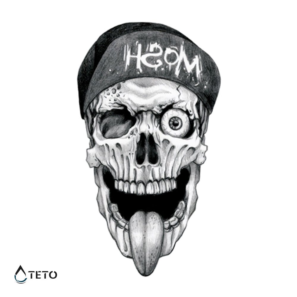 Kul lobanja - TETO Začasne Tetovaže