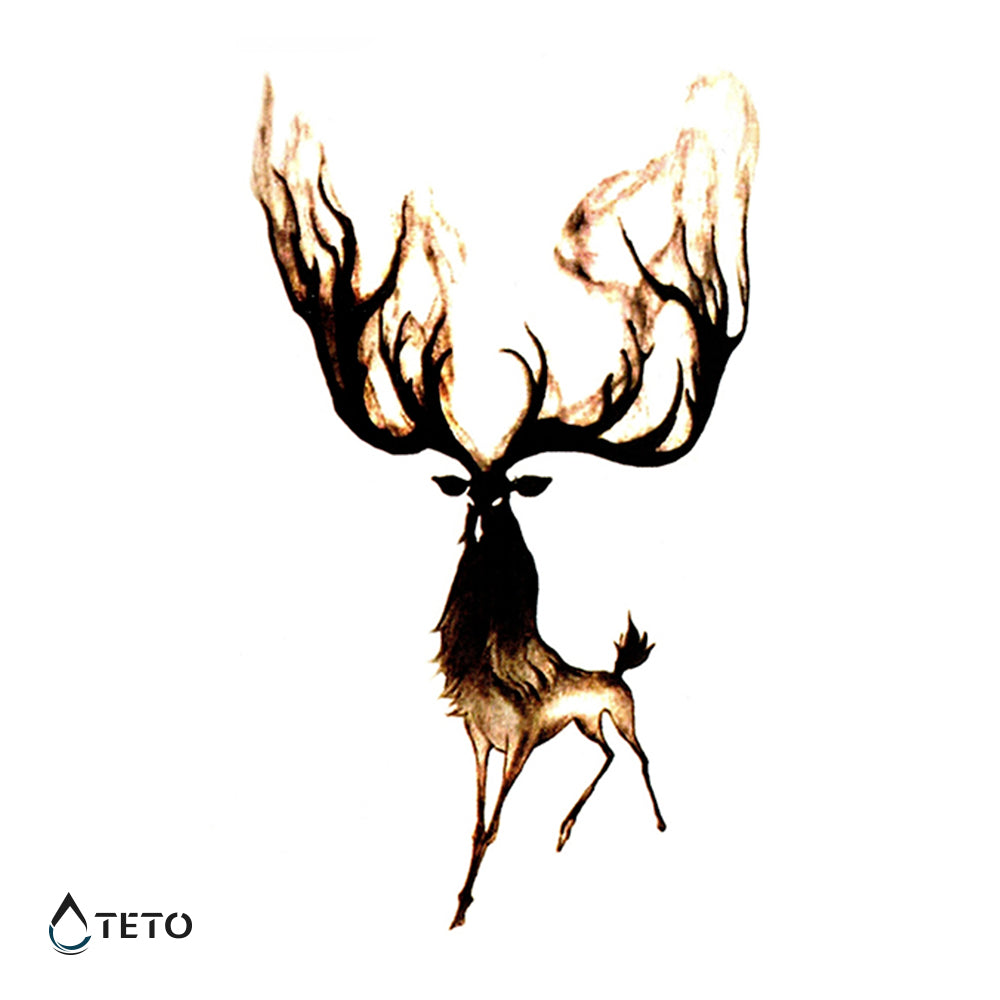 Skrivnostni jelen - TETO Začasne Tetovaže
