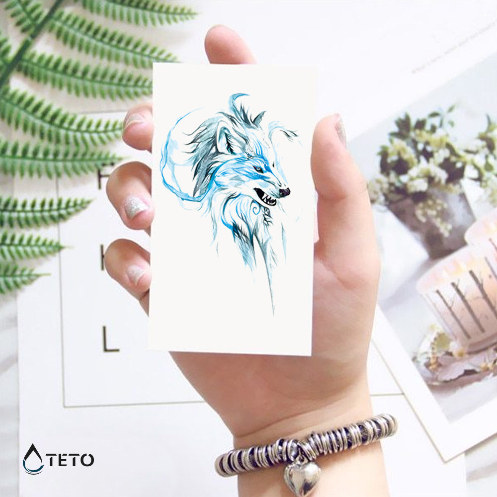 Beli volk - TETO Začasne Tetovaže