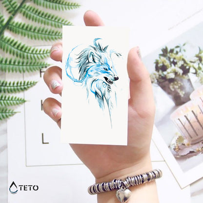 Beli volk - TETO Začasne Tetovaže