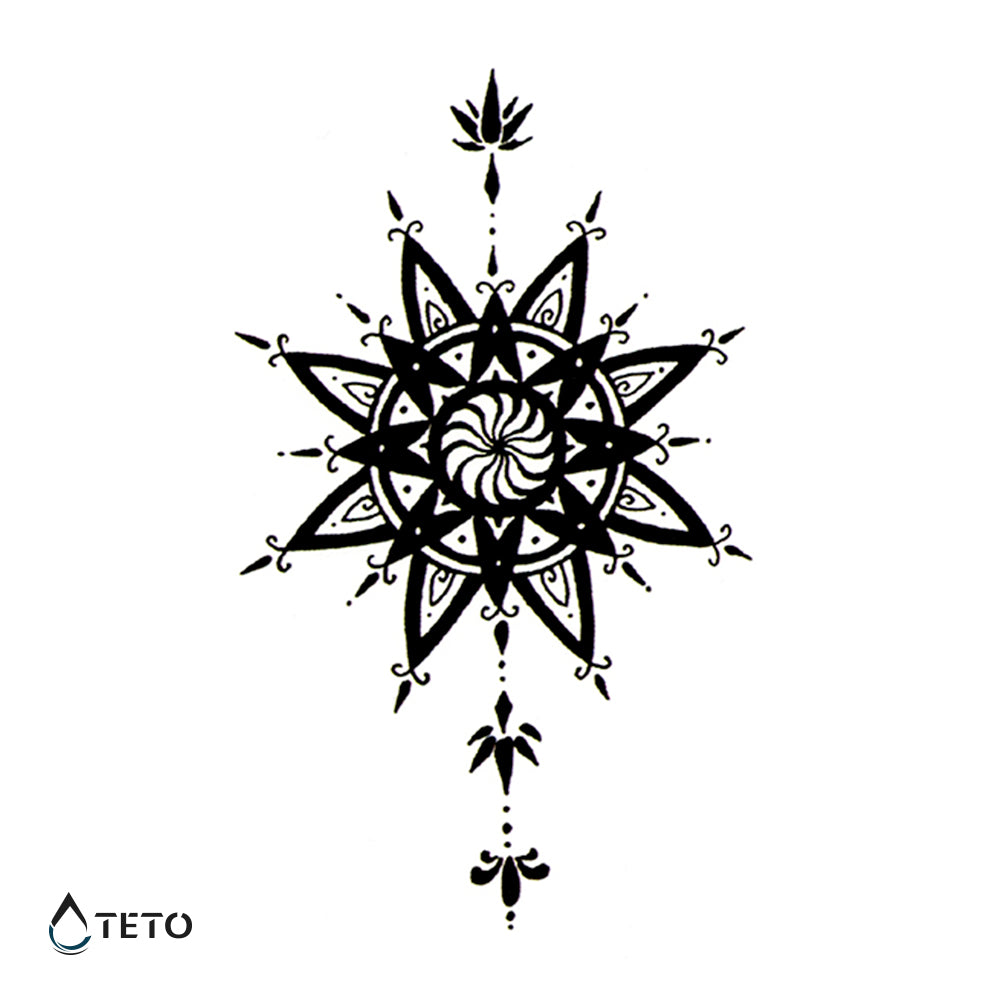 Mandala – Tip A - TETO Začasne Tetovaže