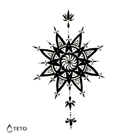 Mandala – Tip A - TETO Začasne Tetovaže