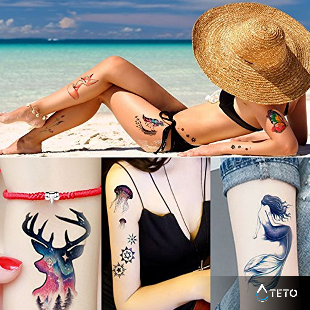 Nočni jelen - TETO Začasne Tetovaže