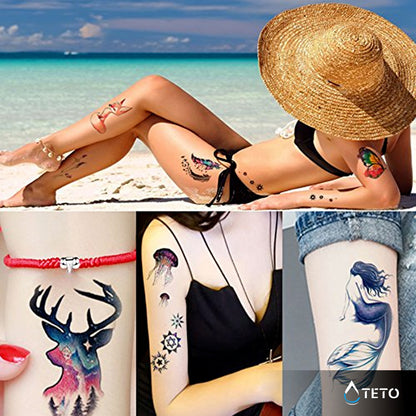 Nočni jelen - TETO Začasne Tetovaže