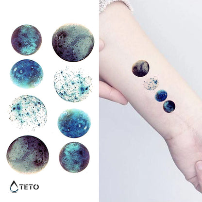 Planeti - Set - TETO Začasne Tetovaže