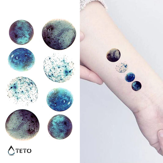 Planeti - Set - TETO Začasne Tetovaže