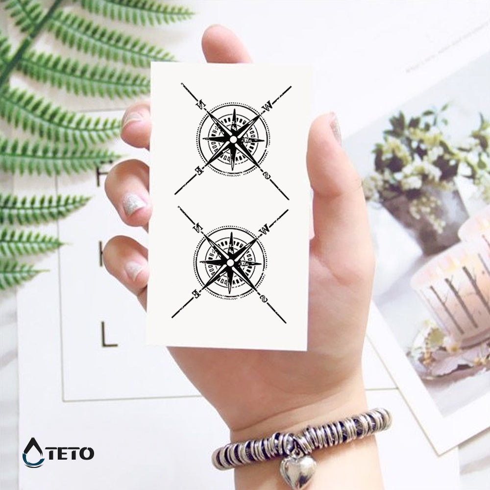 Smerni kompasi - Set - TETO Začasne Tetovaže