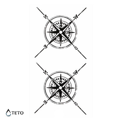 Smerni kompasi - Set - TETO Začasne Tetovaže