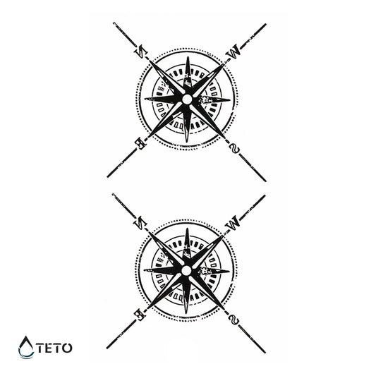 Smerni kompasi - Set - TETO Začasne Tetovaže