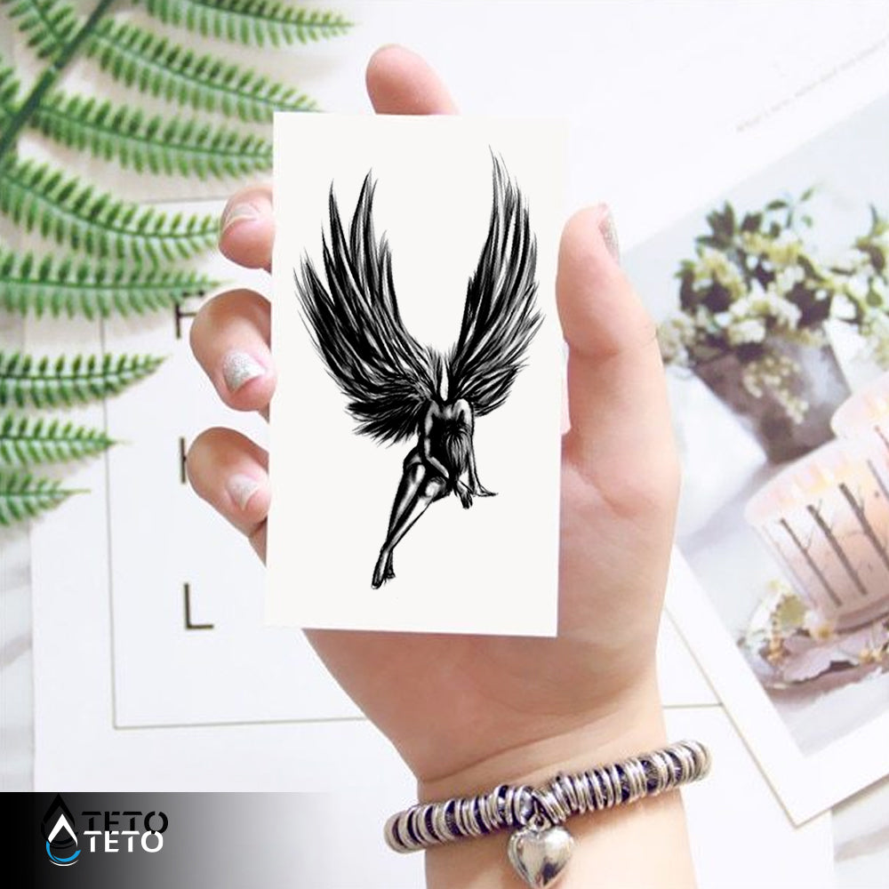 Žalosten padli angel - TETO Začasne Tetovaže