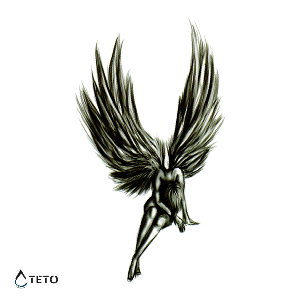 Žalosten padli angel - TETO Začasne Tetovaže
