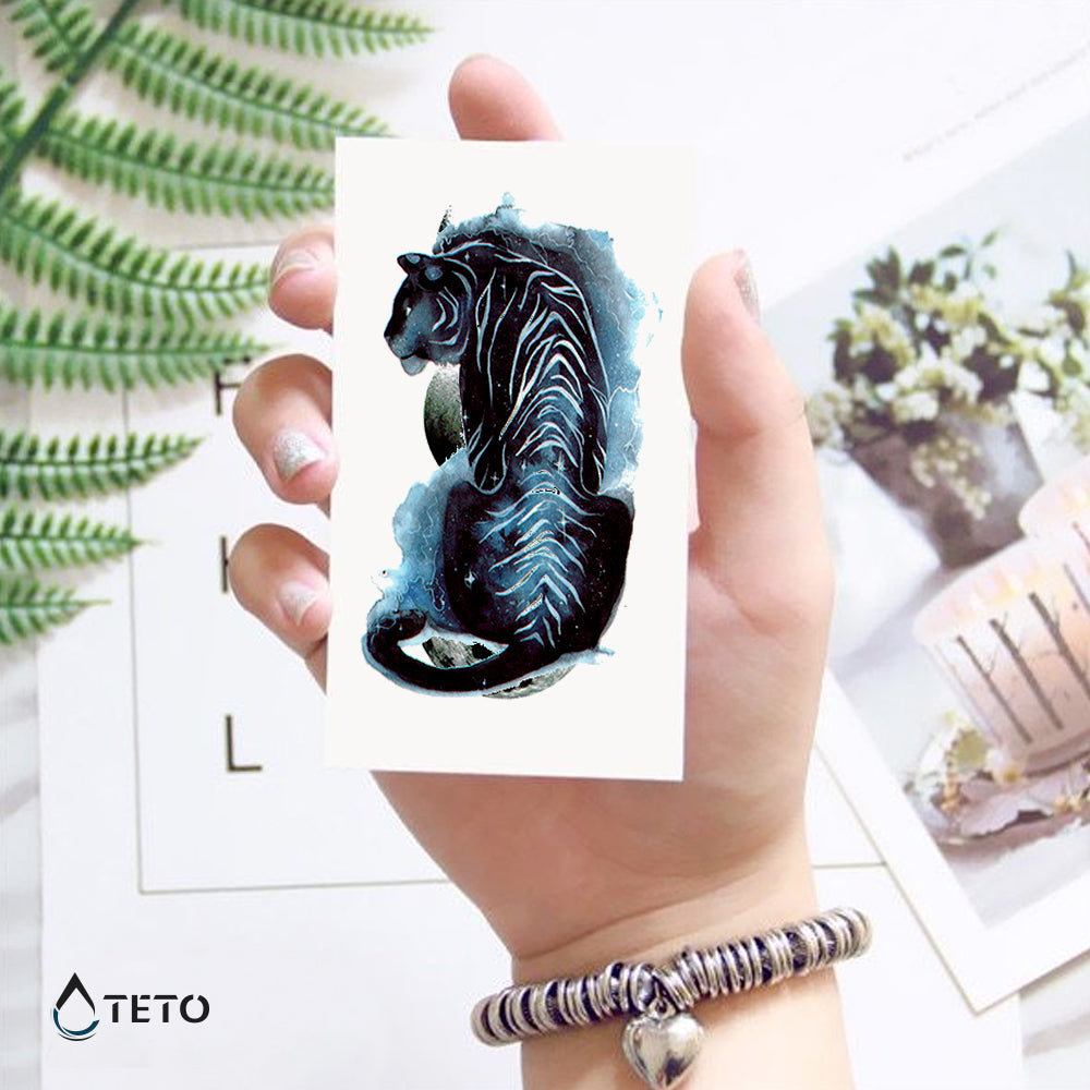 Skrivnostni tiger - TETO Začasne Tetovaže