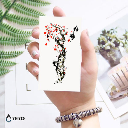 Romantični tiger - TETO Začasne Tetovaže