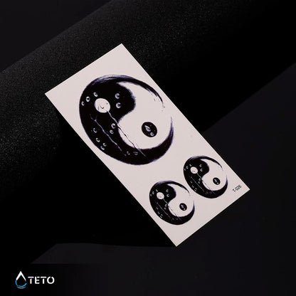 Yin in yang - Set - TETO Začasne Tetovaže