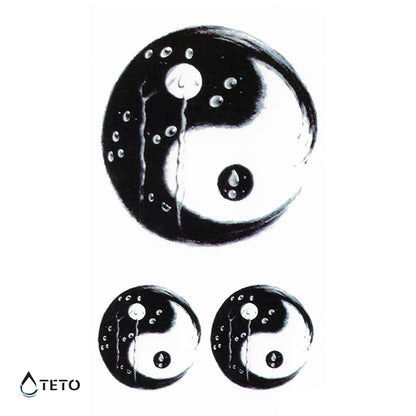 Yin in yang - Set - TETO Začasne Tetovaže