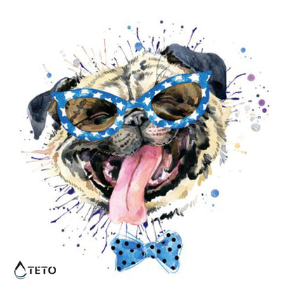 Mops carlino - TETO Začasne Tetovaže