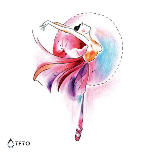 Balerina - TETO Začasne Tetovaže