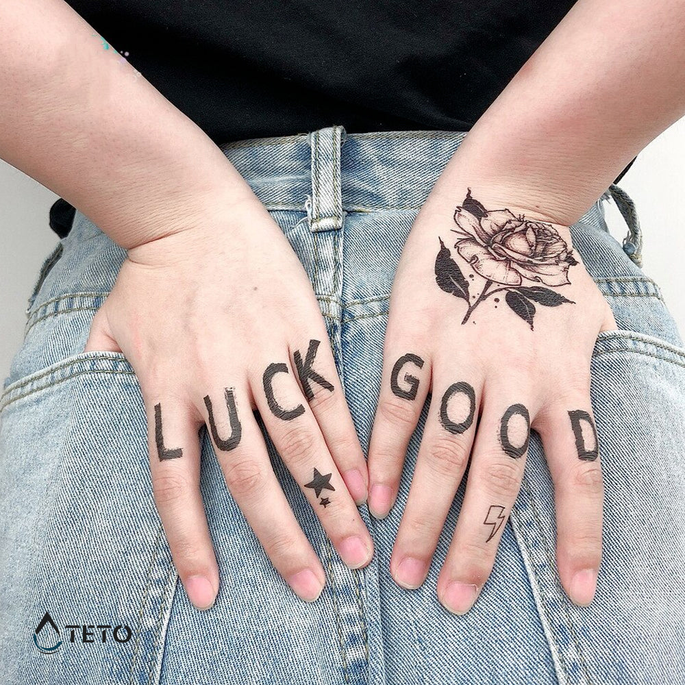 Srečno – Set - TETO Začasne Tetovaže