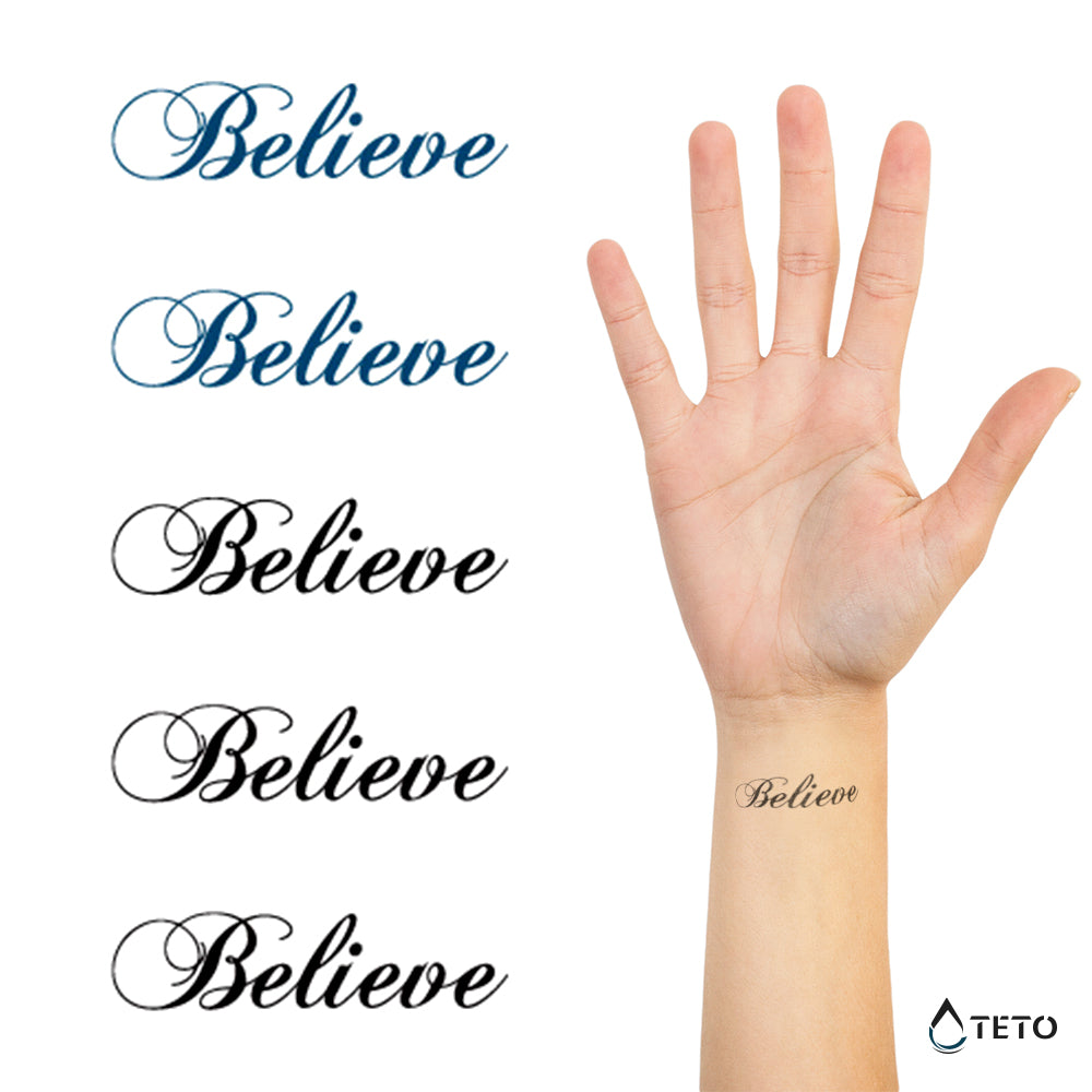 Verjamem – Set - TETO Začasne Tetovaže