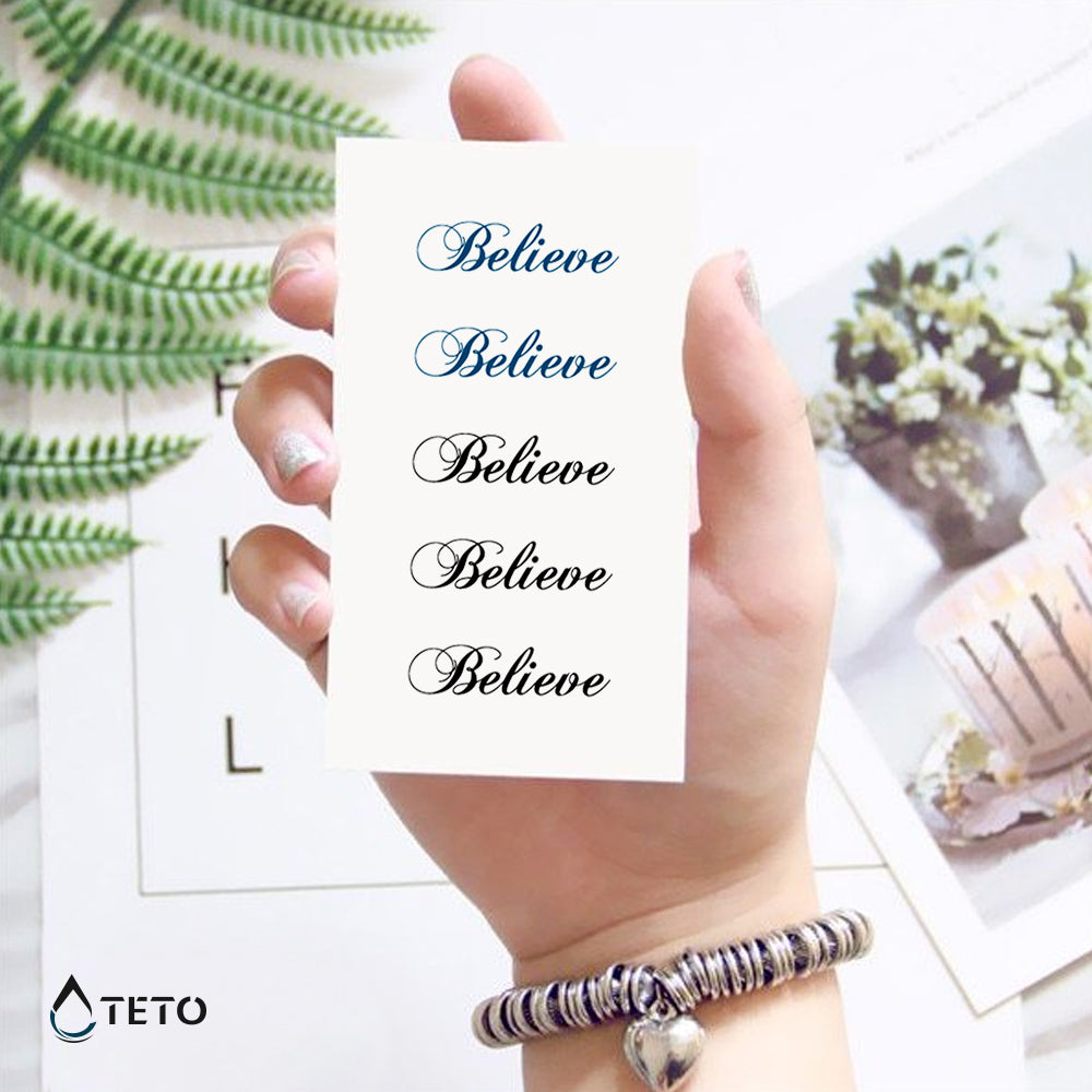 Verjamem – Set - TETO Začasne Tetovaže