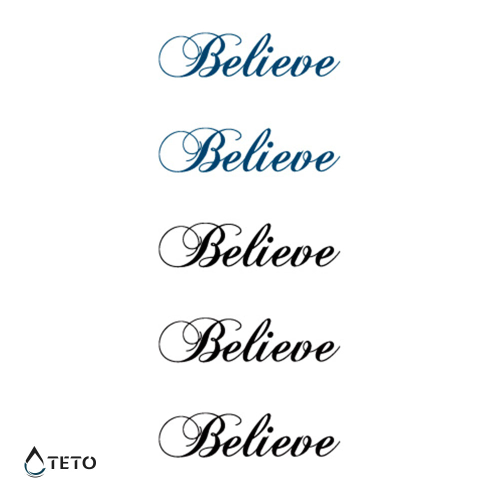 Verjamem – Set - TETO Začasne Tetovaže