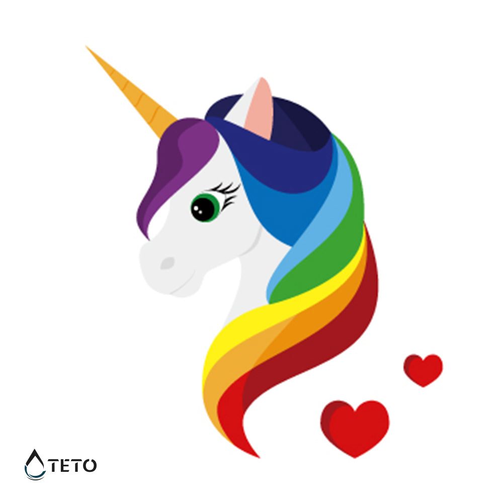 Mavrični samorog - TETO Začasne Tetovaže