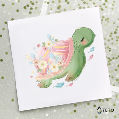 Želva - TETO Začasne Tetovaže