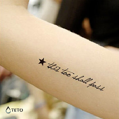 Tudi to bo minilo – Set - TETO Začasne Tetovaže