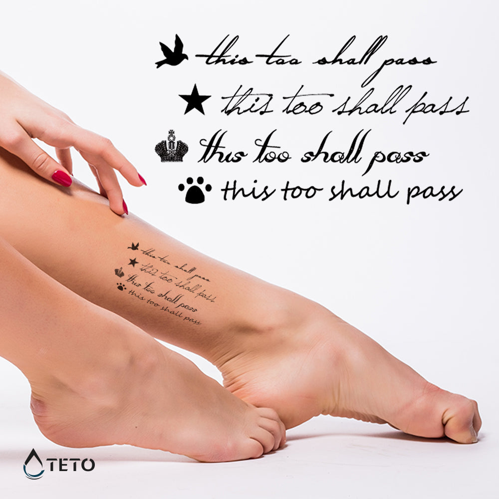 Tudi to bo minilo – Set - TETO Začasne Tetovaže