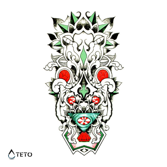 Abstraktni zmaj - TETO Začasne Tetovaže