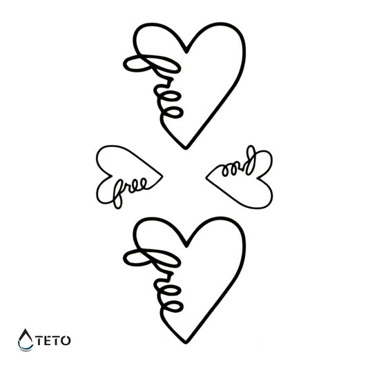 Svobodna ljubezen - Set - TETO Začasne Tetovaže