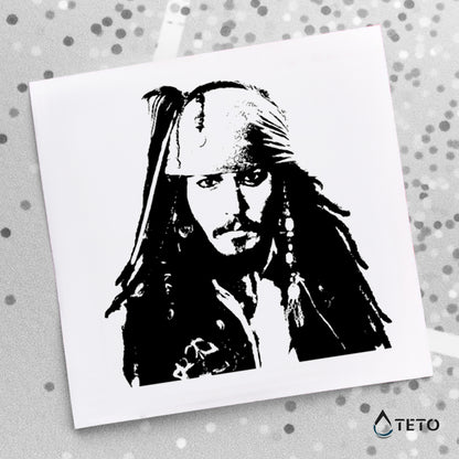 Johnny Depp - Jack Sparrow - TETO Začasne Tetovaže