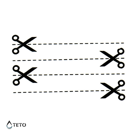 Izrežite tukaj – Set - TETO Začasne Tetovaže