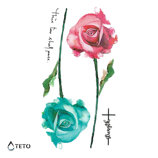Motivacijske vrtnice - Set - TETO Začasne Tetovaže