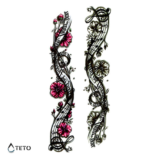 Glasbena zapestnica - Set - TETO Začasne Tetovaže