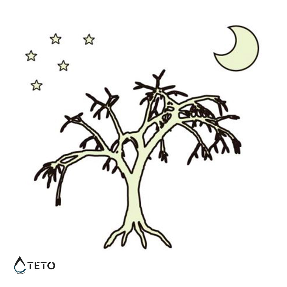 Drevo - Sveti v temi - TETO Začasne Tetovaže