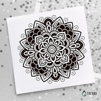 Mandala – Tip D - TETO Začasne Tetovaže