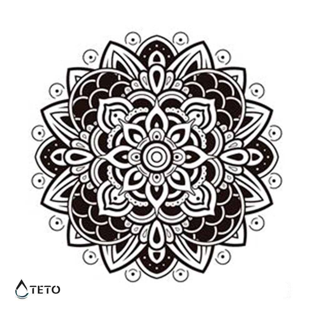 Mandala – Tip D - TETO Začasne Tetovaže