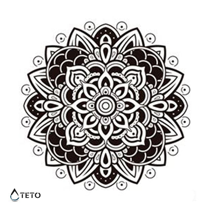 Mandala – Tip D - TETO Začasne Tetovaže