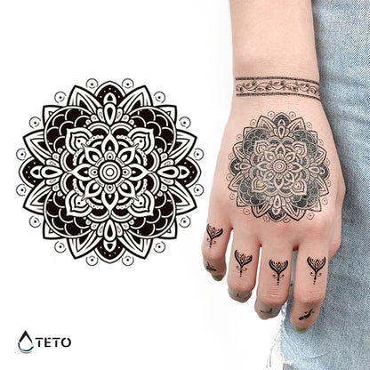 Mandala – Tip D - TETO Začasne Tetovaže