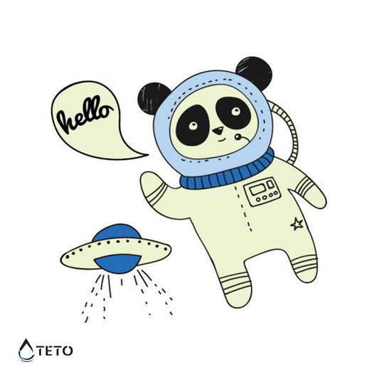 Astronavt - Sveti v temi - TETO Začasne Tetovaže