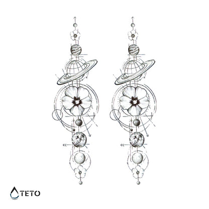 Vrstica planetov - Set - TETO Začasne Tetovaže
