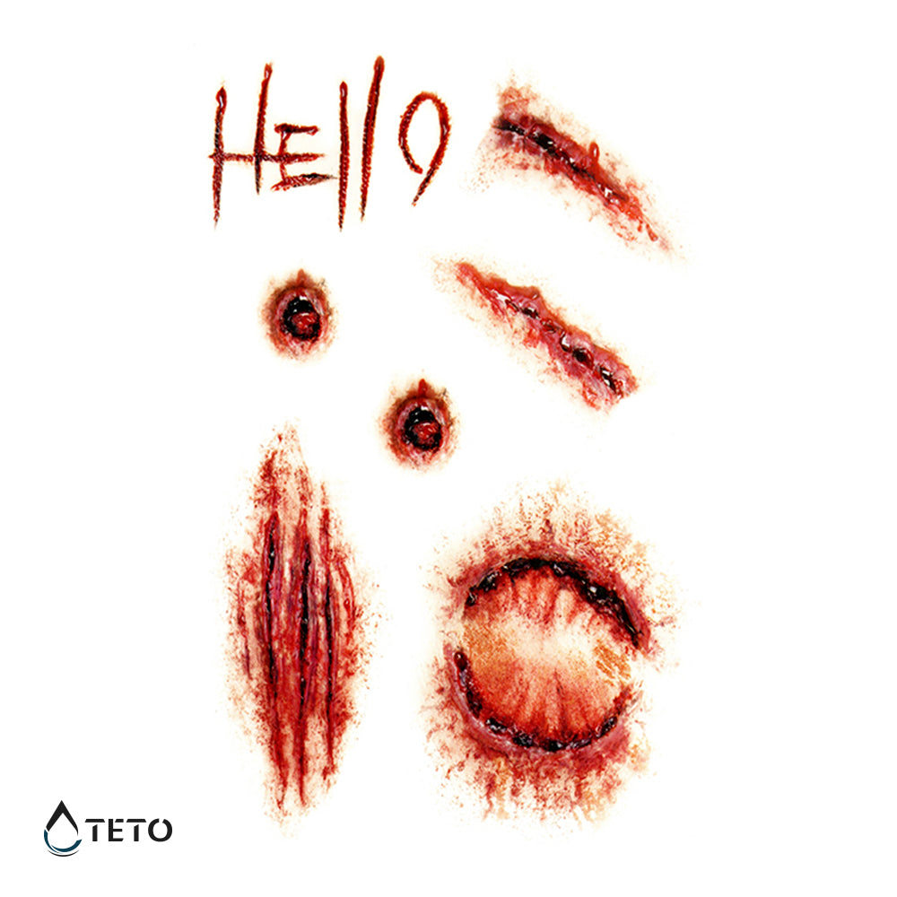 Brazgotine - praske - TETO Začasne Tetovaže