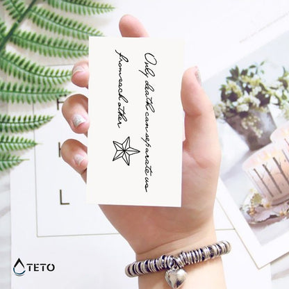 Samo smrt naju lahko loči - TETO Začasne Tetovaže