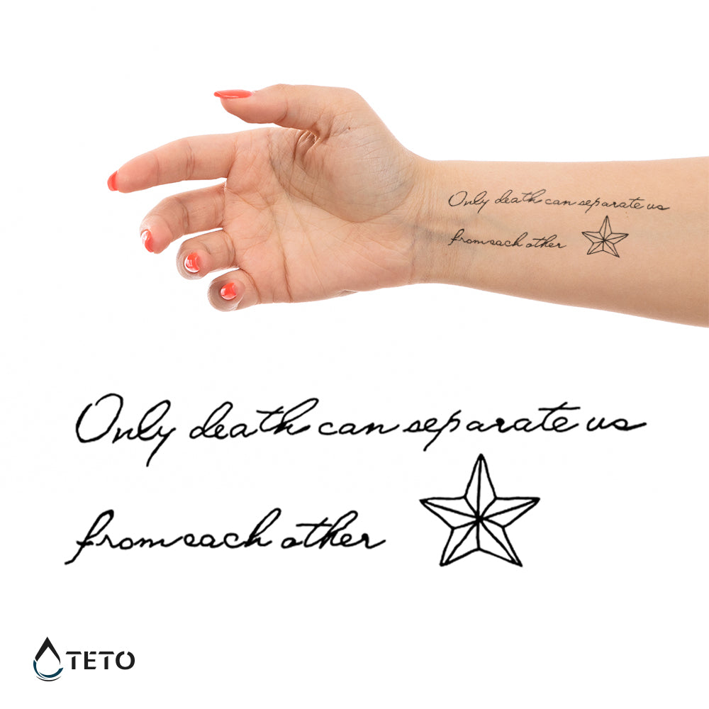 Samo smrt naju lahko loči - TETO Začasne Tetovaže