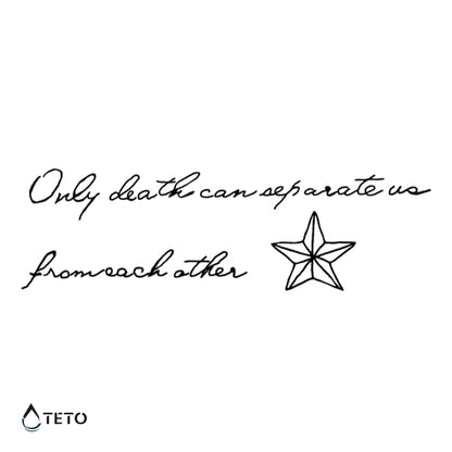 Samo smrt naju lahko loči - TETO Začasne Tetovaže
